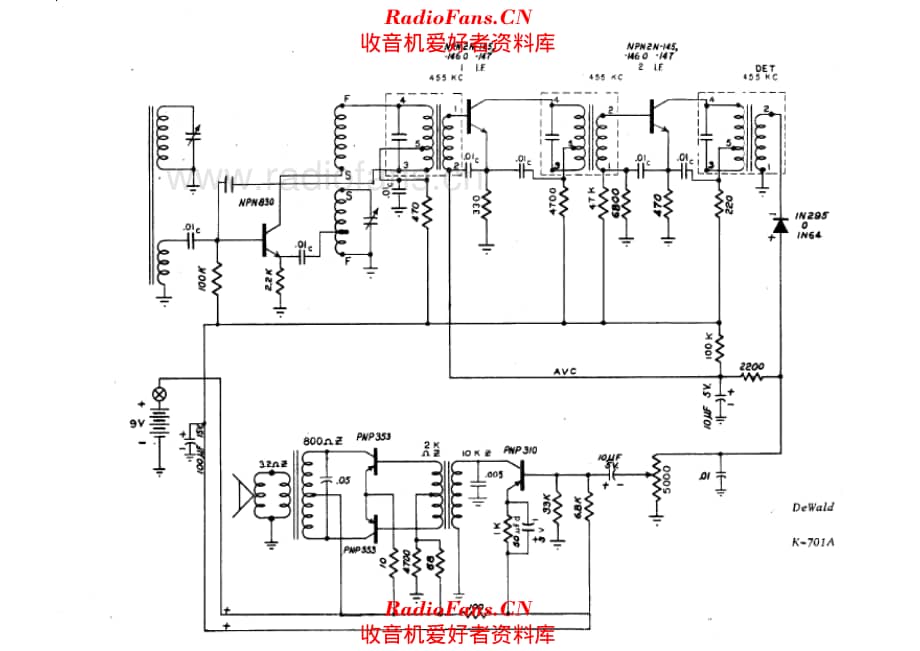 Dewald K-701A 电路原理图.pdf_第1页