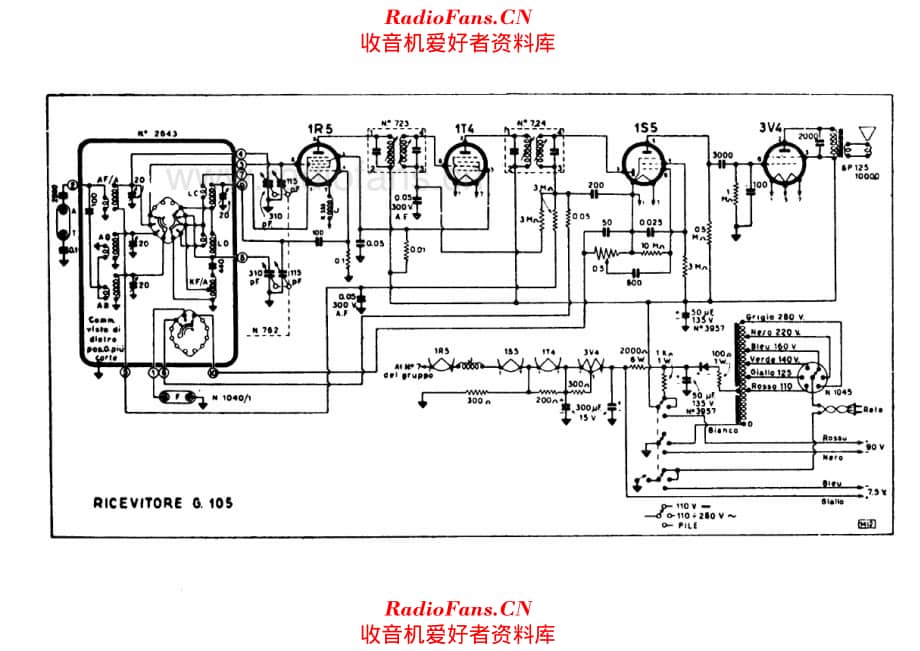 Geloso G105 电路原理图.pdf_第1页