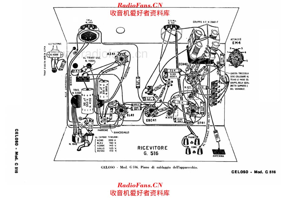 Geloso G516 assembly 电路原理图.pdf_第1页