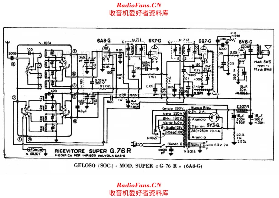 Geloso Super G76R (6A8G) 电路原理图.pdf_第1页