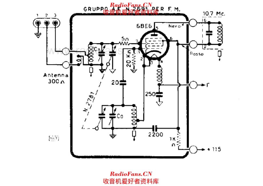 Geloso 2691 RF Unit 电路原理图.pdf_第1页
