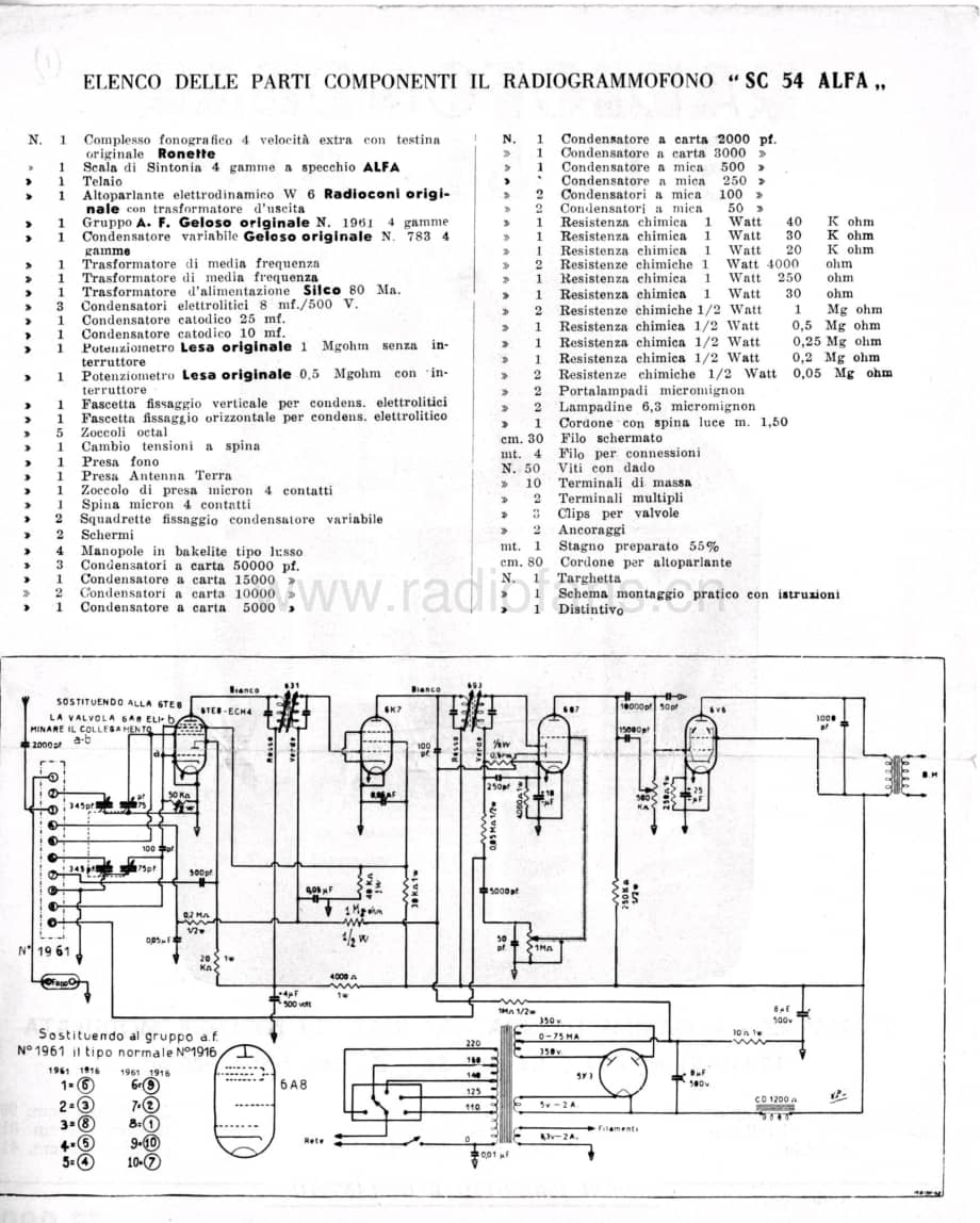 Alfa Radio sc0054 电路原理图.pdf_第1页