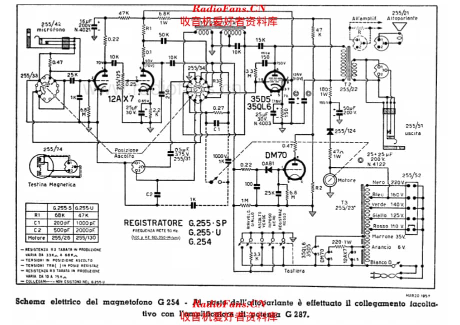 Geloso G254 G255P G255U Recorder 电路原理图.pdf_第1页