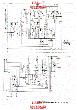 Autovox RA441 RA442 RA443 RA444 RA445 Ra446 Bikini 电路原理图.pdf
