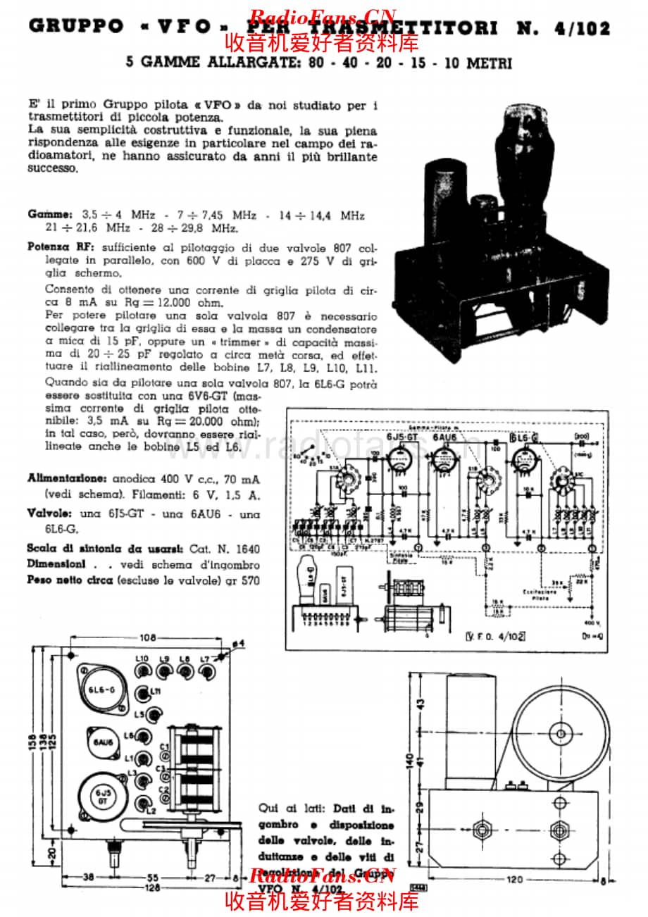 Geloso VFO 4-102 specs 电路原理图.pdf_第1页