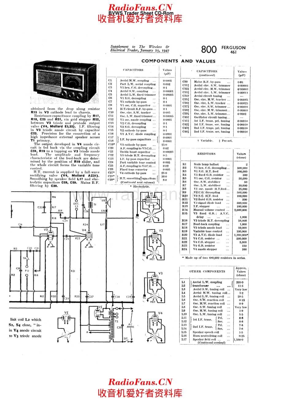 Ferguson 461A 电路原理图.pdf_第2页