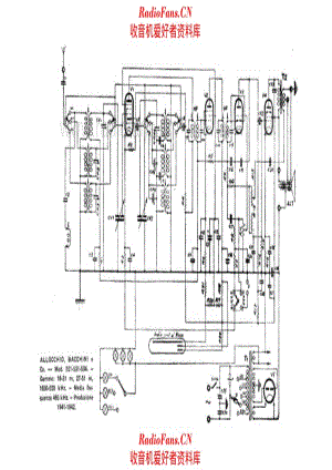 Allocchio Bacchini 521 - 531 - 534 schematic 电路原理图.pdf