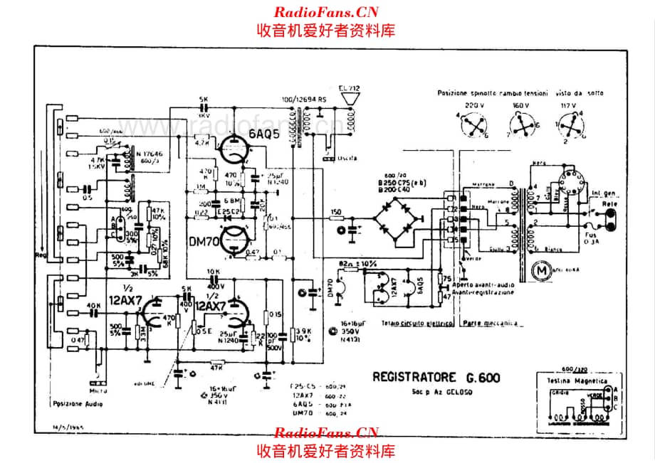 Geloso G600 Recorder 电路原理图.pdf_第1页