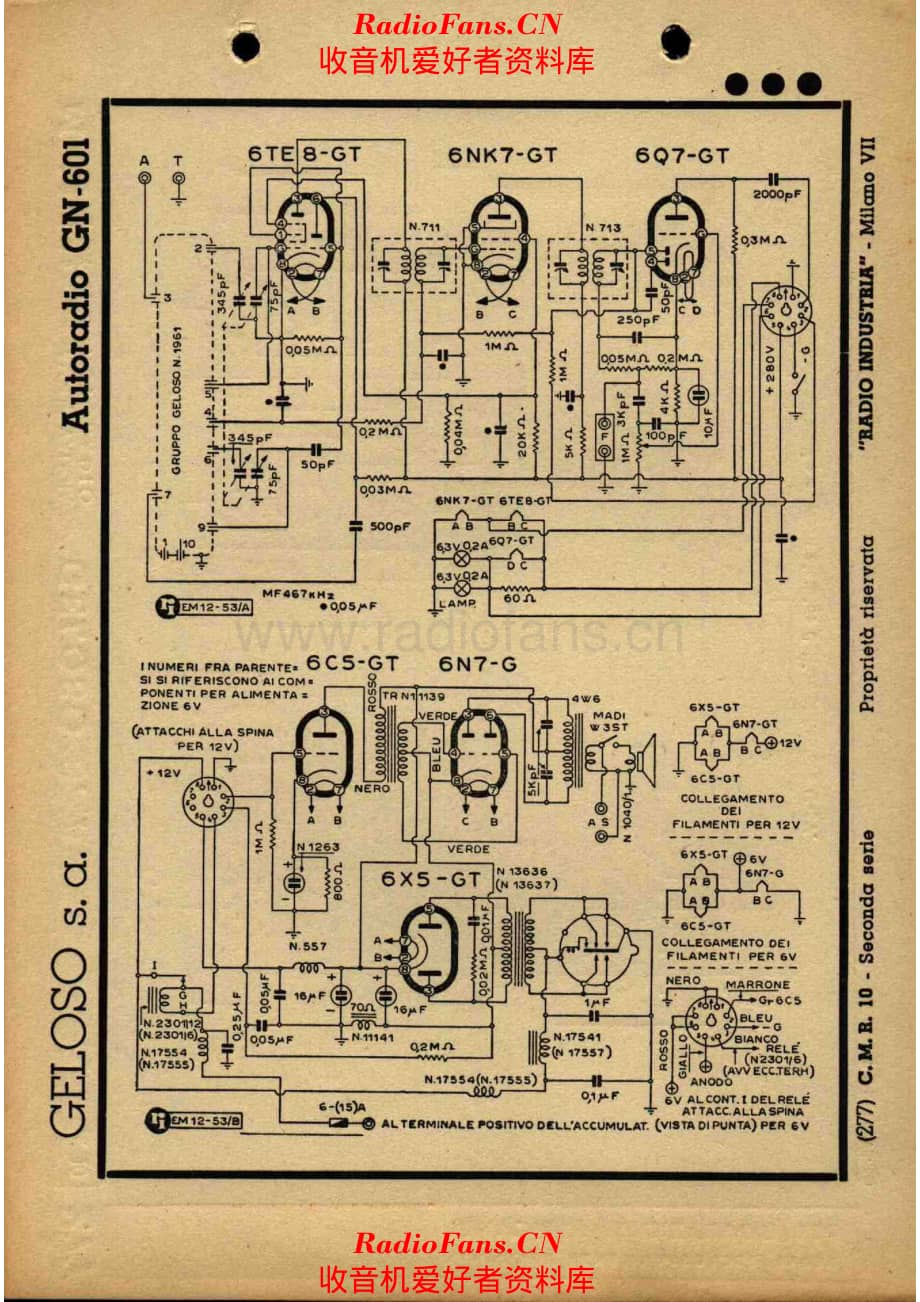 Geloso GN601 alternate 电路原理图.pdf_第1页