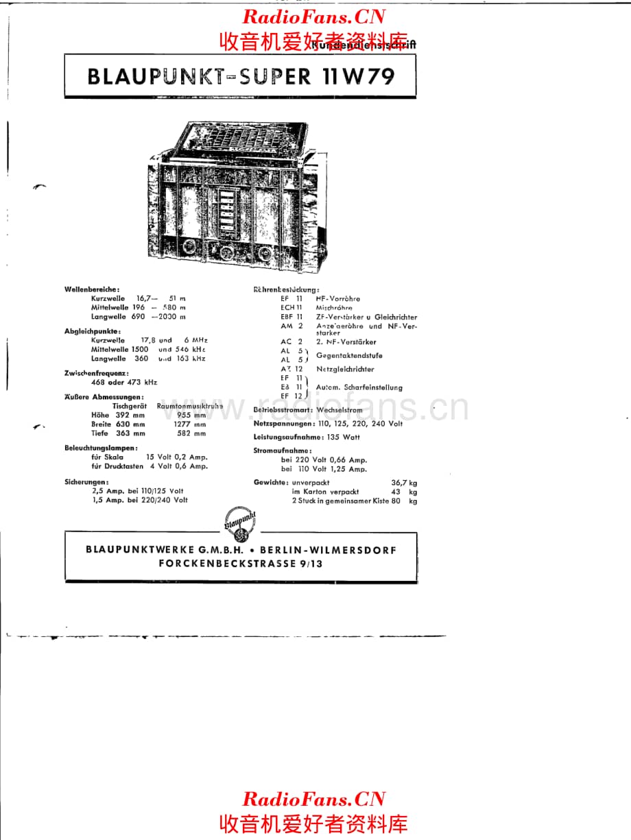 Blaupunkt 11W79_2 电路原理图.pdf_第1页