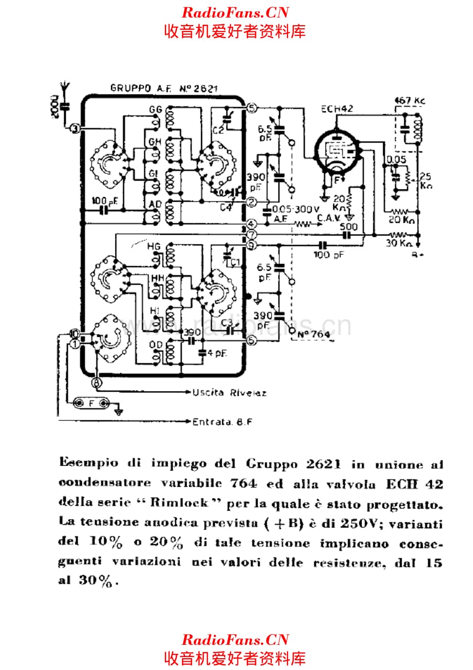 Geloso 2621 RF Unit 电路原理图.pdf_第1页
