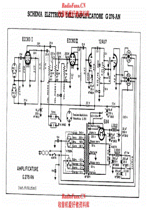 Geloso G276-AN Amplifier 电路原理图.pdf