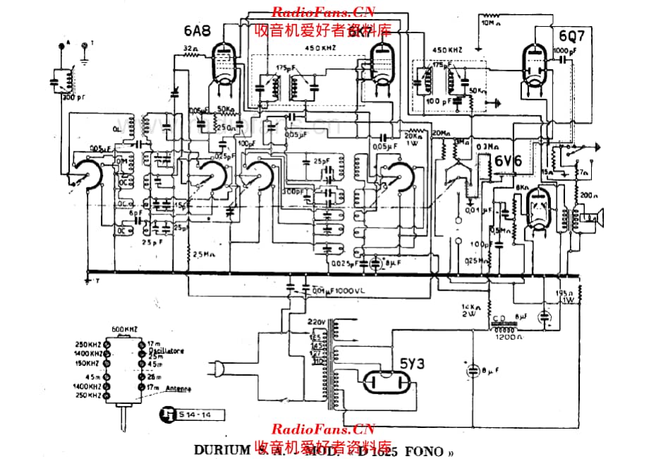 Durium D1625 Fono 电路原理图.pdf_第1页