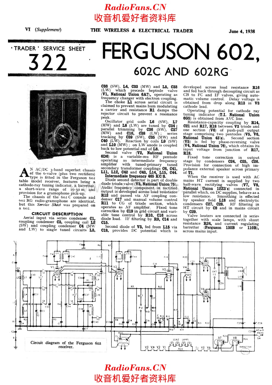 Ferguson 602 电路原理图.pdf_第1页