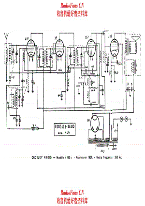 Crosley 145 电路原理图.pdf
