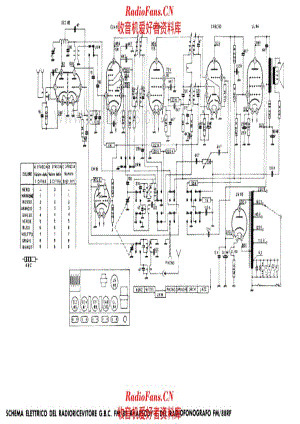 GBC FM-88 Rhapsody FM-88RF Radiofonografo 电路原理图.pdf