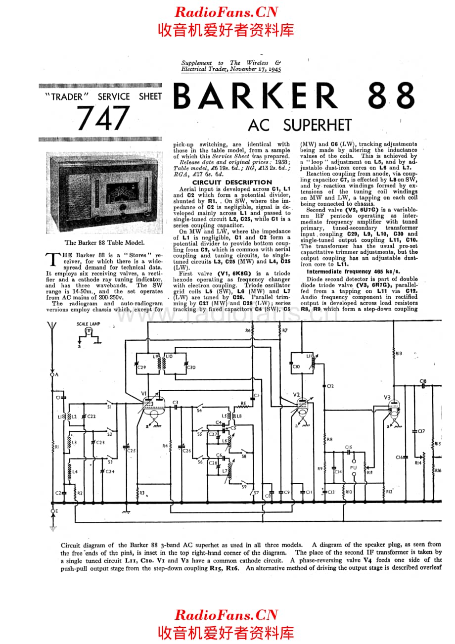 Barker 88 电路原理图.pdf_第1页