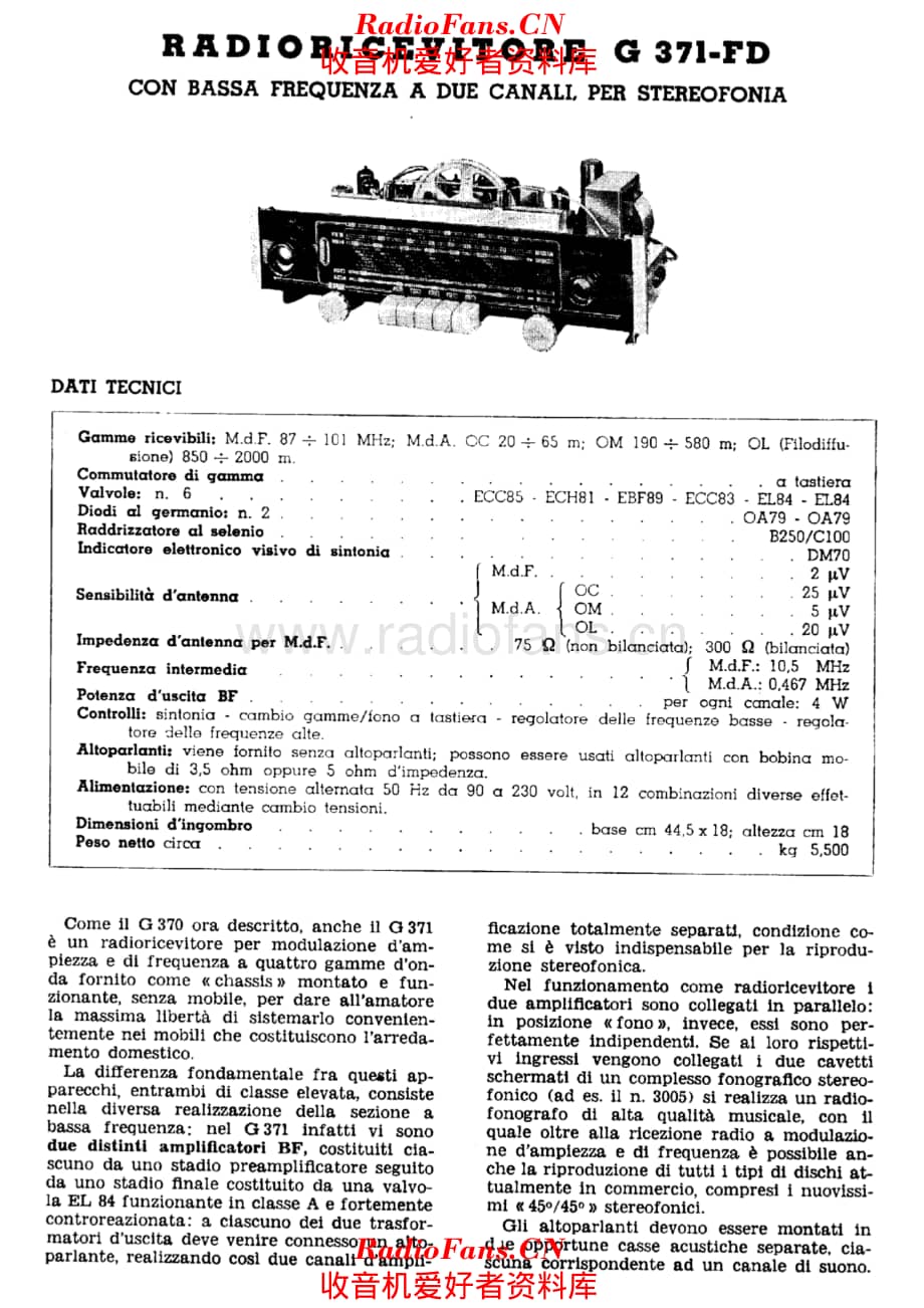 Geloso G371FD specs 电路原理图.pdf_第1页