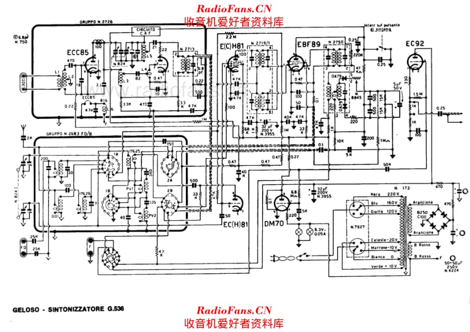 Geloso G536 Tuner 电路原理图.pdf_第1页