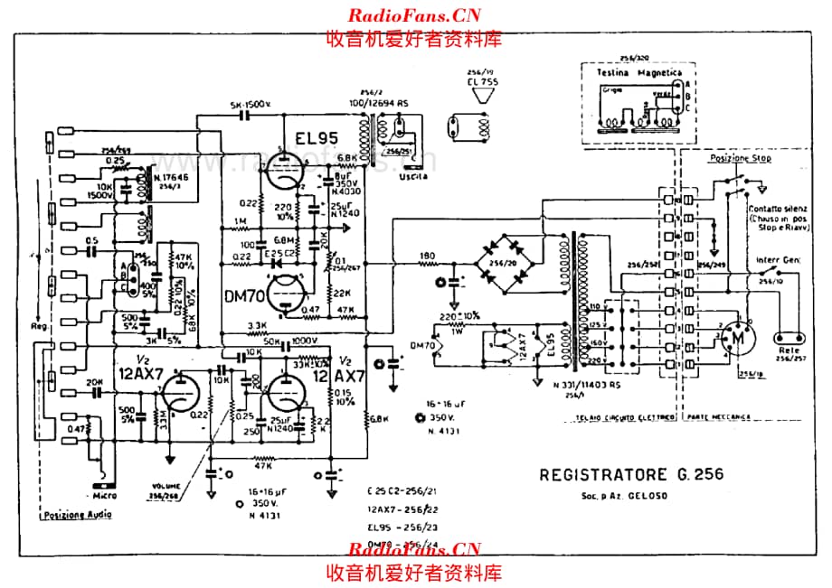 Geloso G256 Recorder 电路原理图.pdf_第1页