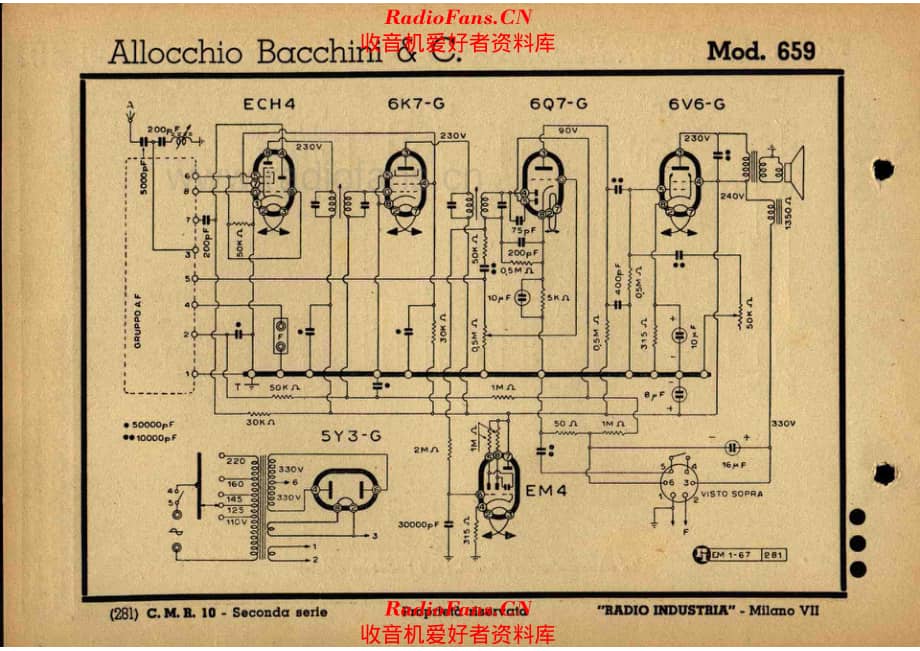 Allocchio Bacchini 659 电路原理图.pdf_第1页