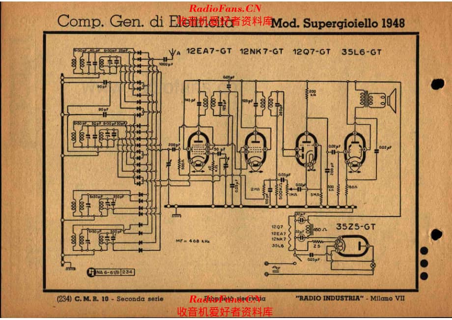 CGE Supergioiello 1948 电路原理图.pdf_第2页