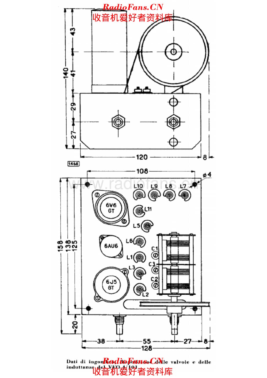 Geloso VFO 4-101 assembly 电路原理图.pdf_第1页