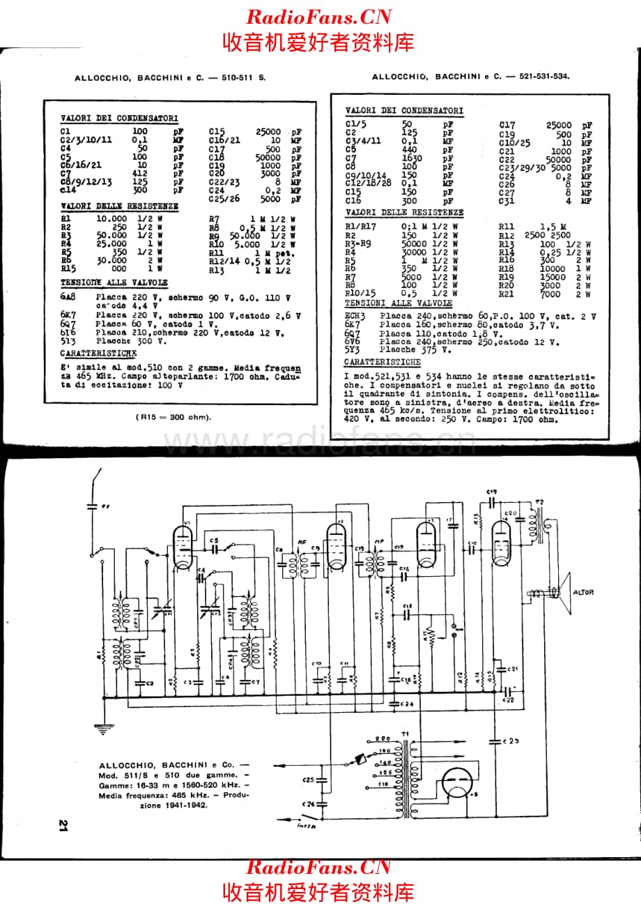 Allocchio Bacchini 510_511S 电路原理图.pdf_第1页