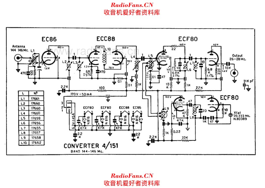 Geloso 4-151 Converter 电路原理图.pdf_第1页