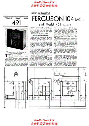Ferguson 104A 电路原理图.pdf
