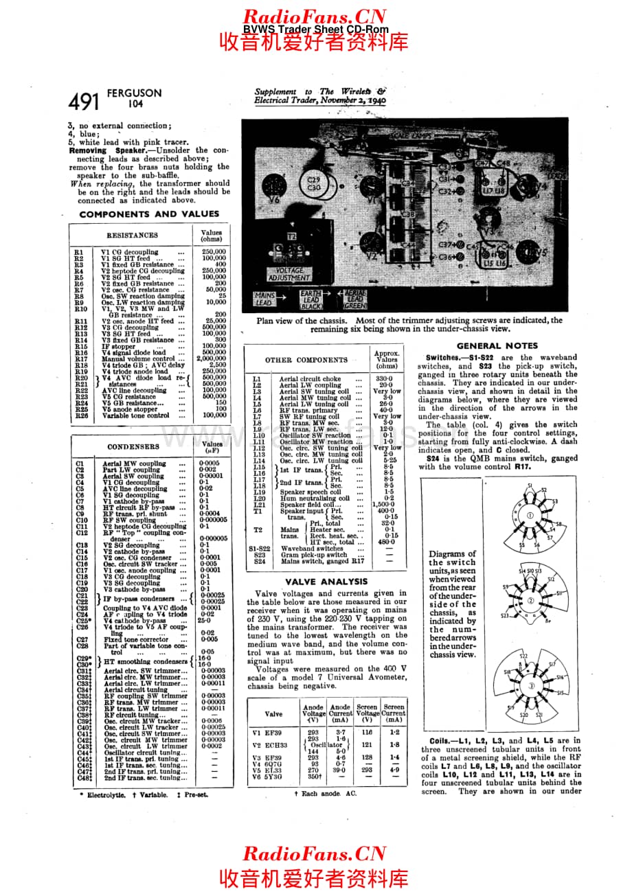 Ferguson 104A 电路原理图.pdf_第3页