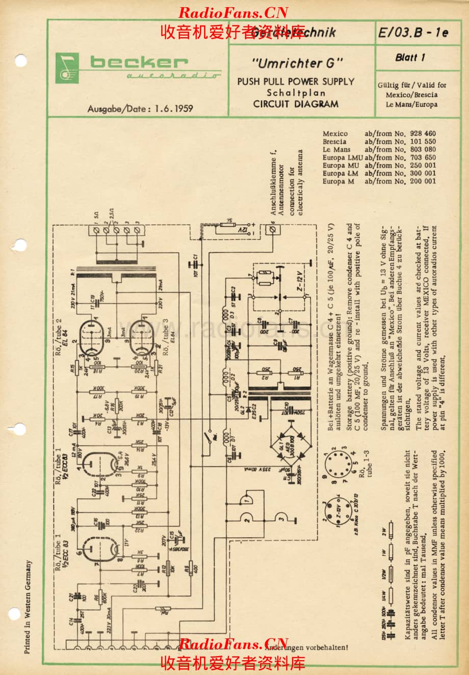 Becker_PowerSupply_Umrichter_G_Schematic 电路原理图.pdf_第1页
