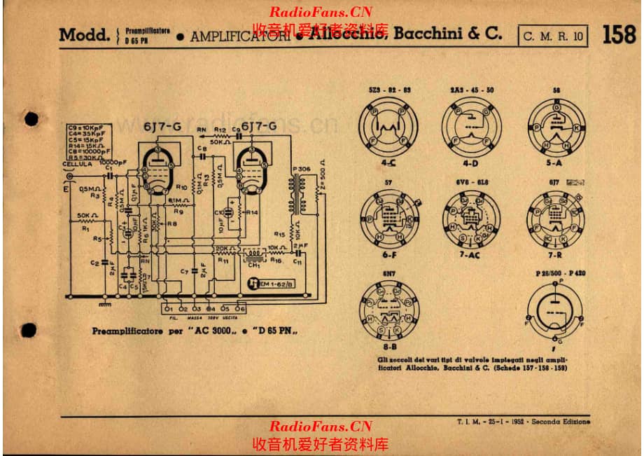 Allocchio Bacchini PreAmp AC3000 D65PN 电路原理图.pdf_第1页