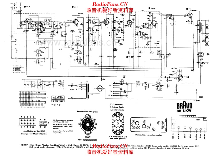 Braun Super 88UKW 电路原理图.pdf_第1页