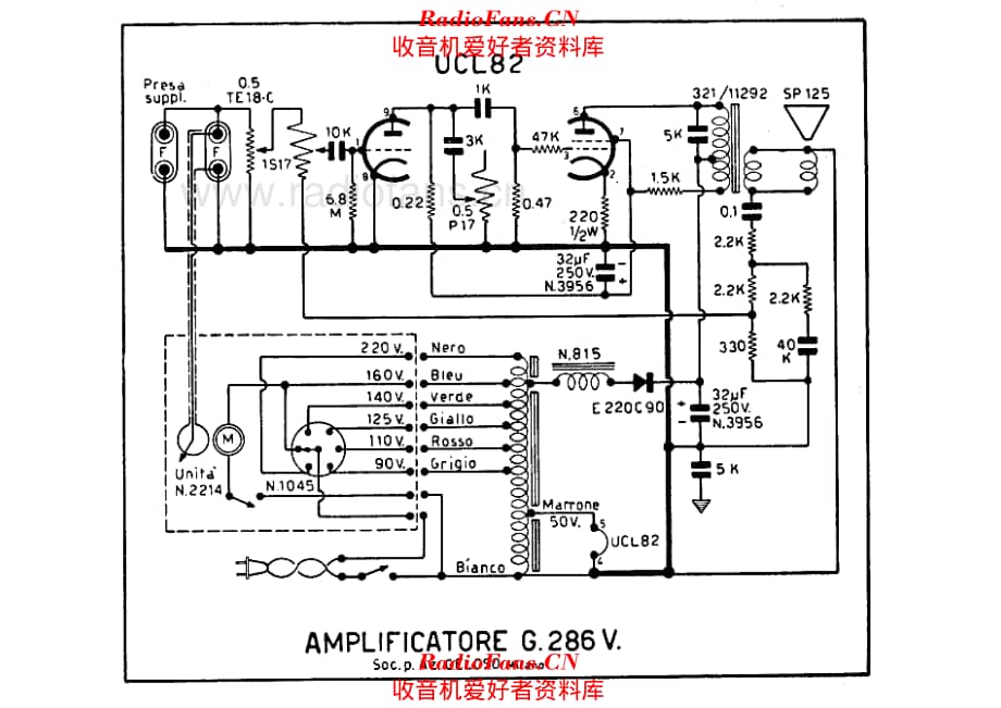 Geloso G286V Amplifier 电路原理图.pdf_第1页