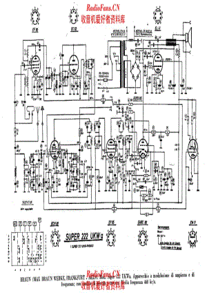 Braun Super 222 UKWa 电路原理图.pdf
