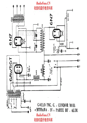 Gallo Mehara IV AF and power unit 电路原理图.pdf