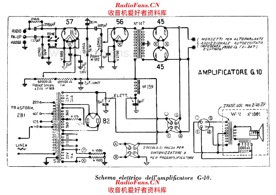 Geloso G10 Amplifier alternate 电路原理图.pdf_第1页