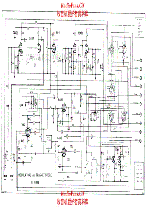 Geloso G4-228 Transmitter modulator 电路原理图.pdf
