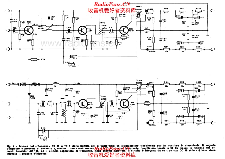 Braun TD20 TD9 decoder 电路原理图.pdf_第1页