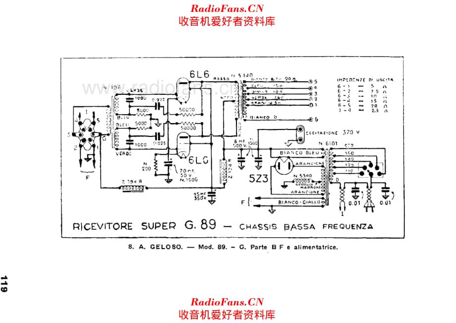Geloso AF and power supply units 电路原理图.pdf_第1页
