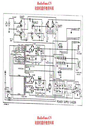 Geloso G4-229 Power Supply 电路原理图.pdf