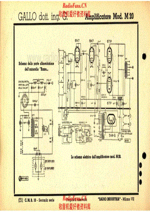 Gallo G M20_amplifier 电路原理图.pdf