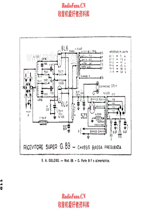 Geloso G89 AF and power supply units 电路原理图.pdf