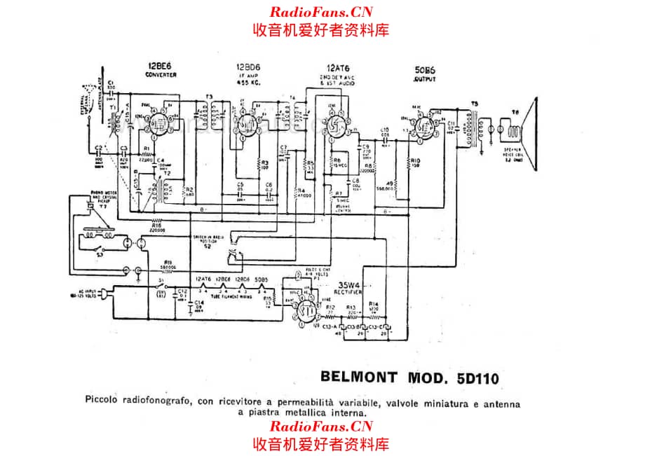 Belmont 5D110 电路原理图.pdf_第1页