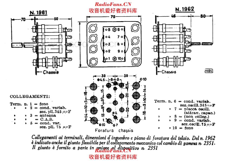 Geloso 1961 1962 RF Units assembly 电路原理图.pdf_第1页