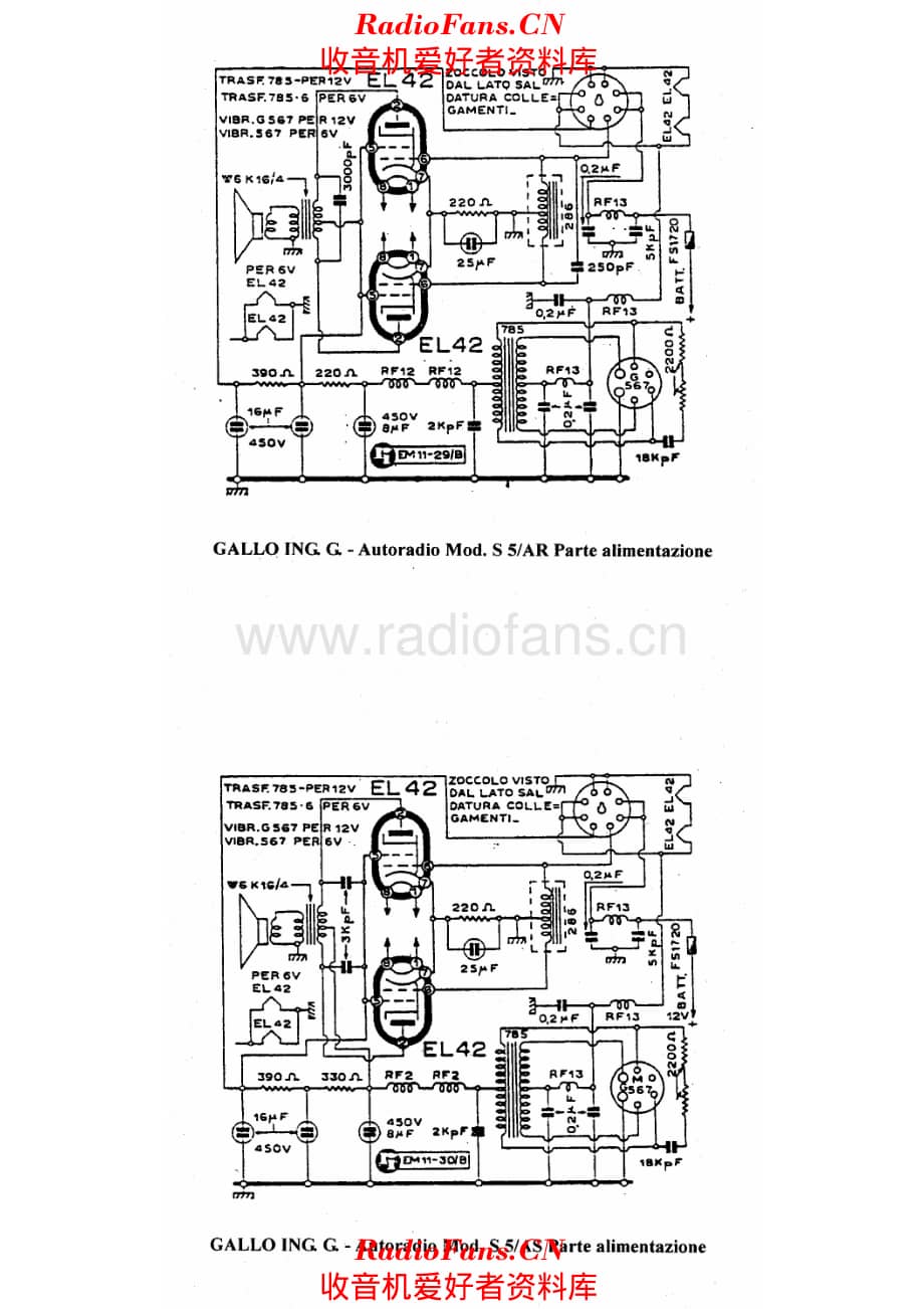 Gallo car radio S5-AR S5-AS power supply unit 电路原理图.pdf_第1页