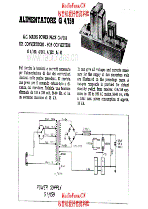 Geloso G4-159 Power supply 电路原理图.pdf