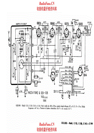 Geloso G123 G126 G143 G144 电路原理图.pdf