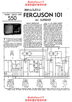 Ferguson 101 电路原理图.pdf